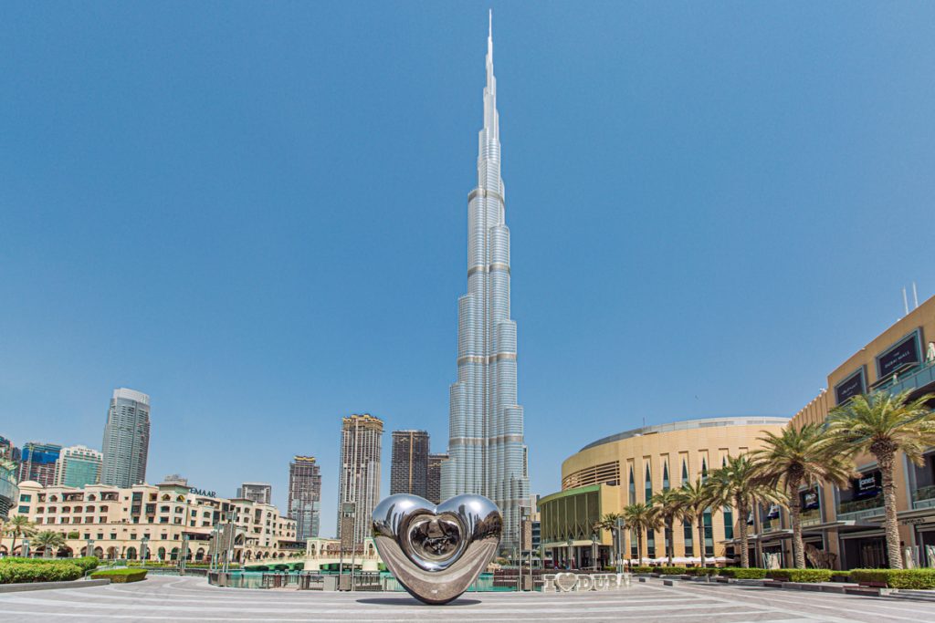 "The world's tallest skyscraper, the iconic Burj Khalifa